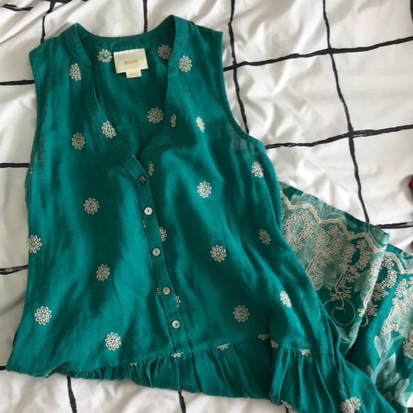 Anthropologie Embroidered Maeve Dress - Picture 3 of 8